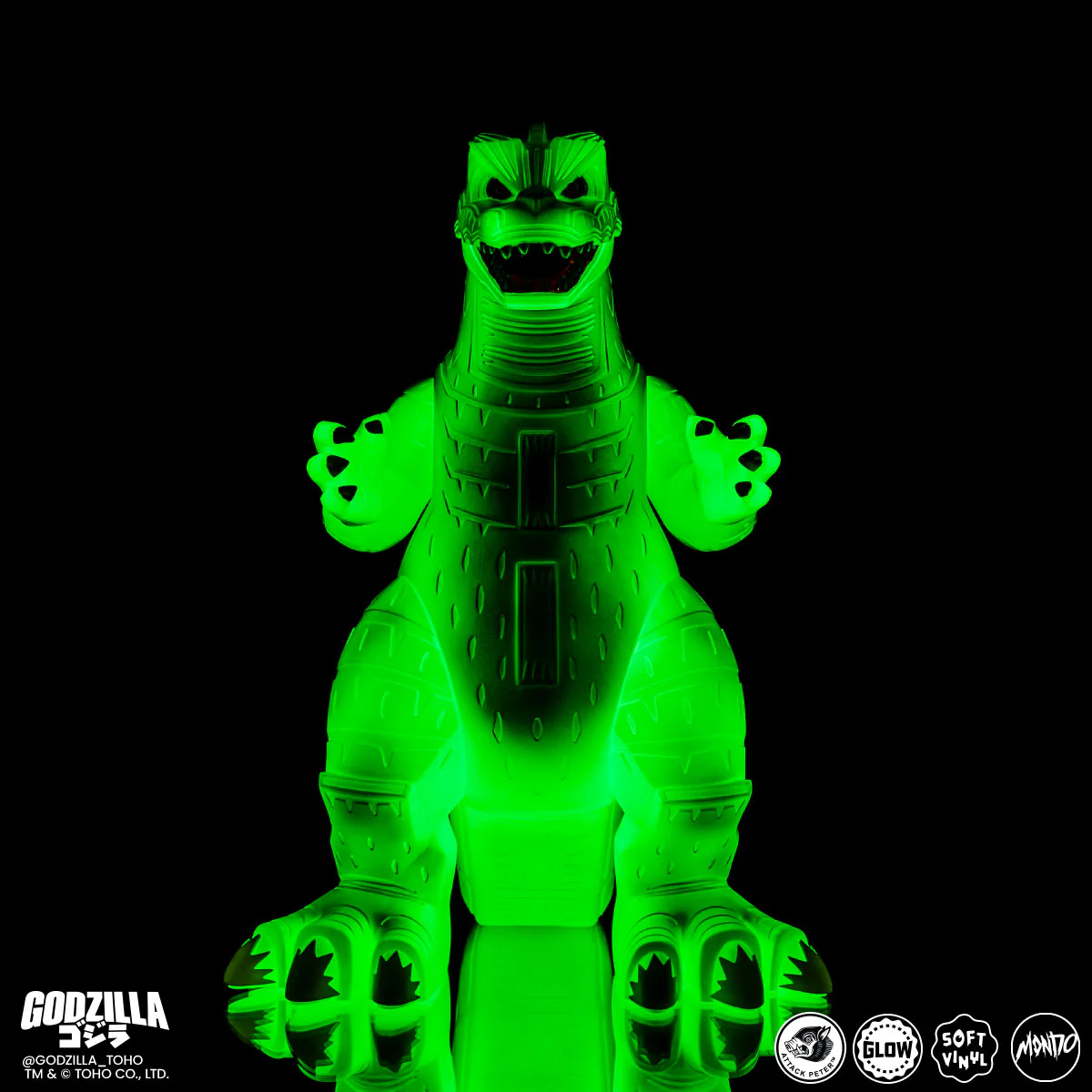 Godzilla - Vinyl Designer Figure by Attack Peter - Kaiju Night Light Variant - Image 5