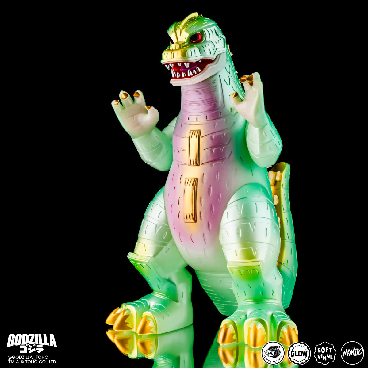 Godzilla - Vinyl Designer Figure by Attack Peter - Kaiju Night Light Variant - Image 8