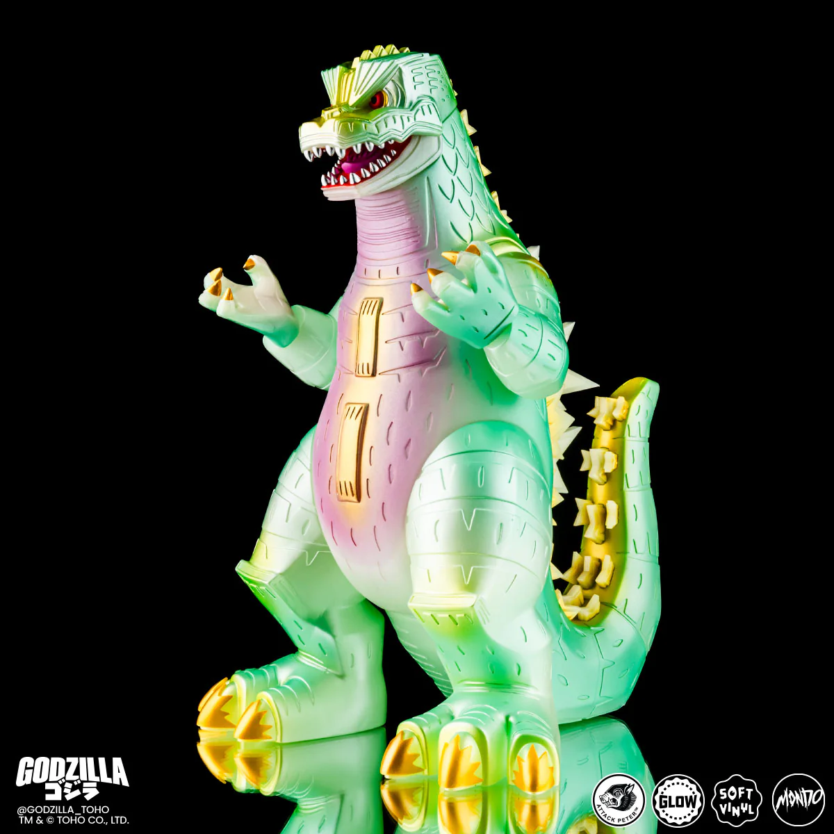Godzilla - Vinyl Designer Figure by Attack Peter - Kaiju Night Light Variant - Image 9
