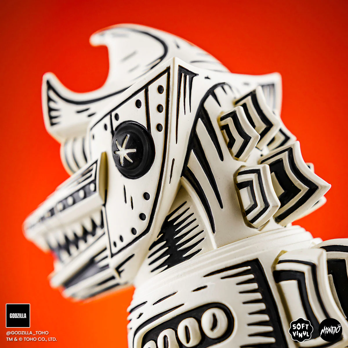Mechagodzilla (Linocut) - Vinyl Designer Figure by Attack Peter - Linocut Variant Timed Edition - Image 10