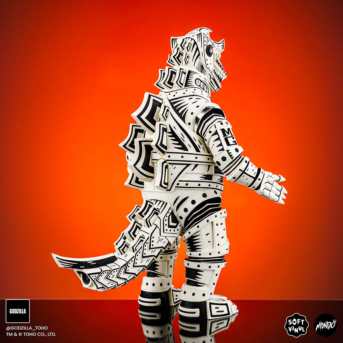 Mechagodzilla (Linocut) - Vinyl Designer Figure by Attack Peter - Linocut Variant Timed Edition - Image 5