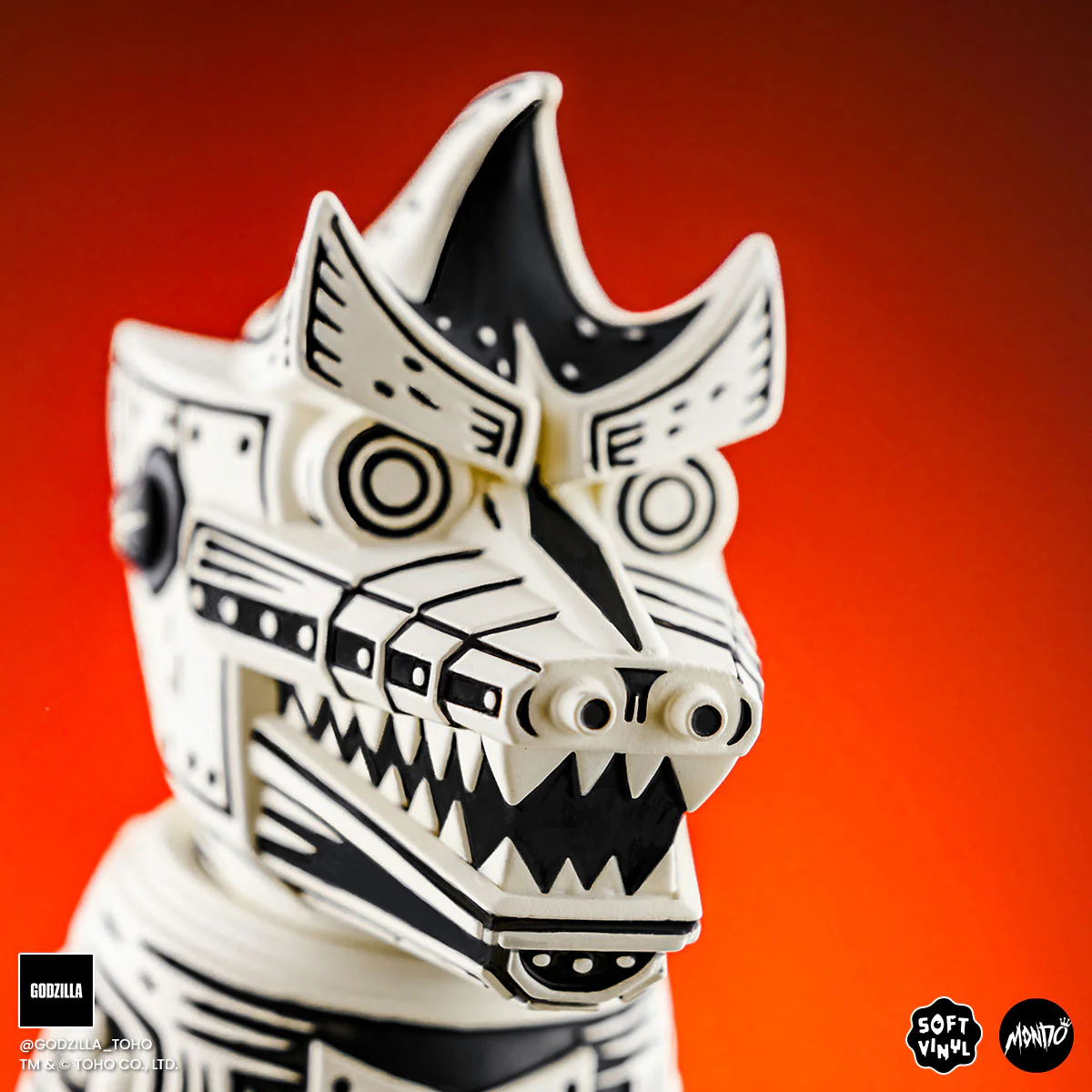 Mechagodzilla (Linocut) - Vinyl Designer Figure by Attack Peter - Linocut Variant Timed Edition - Image 7