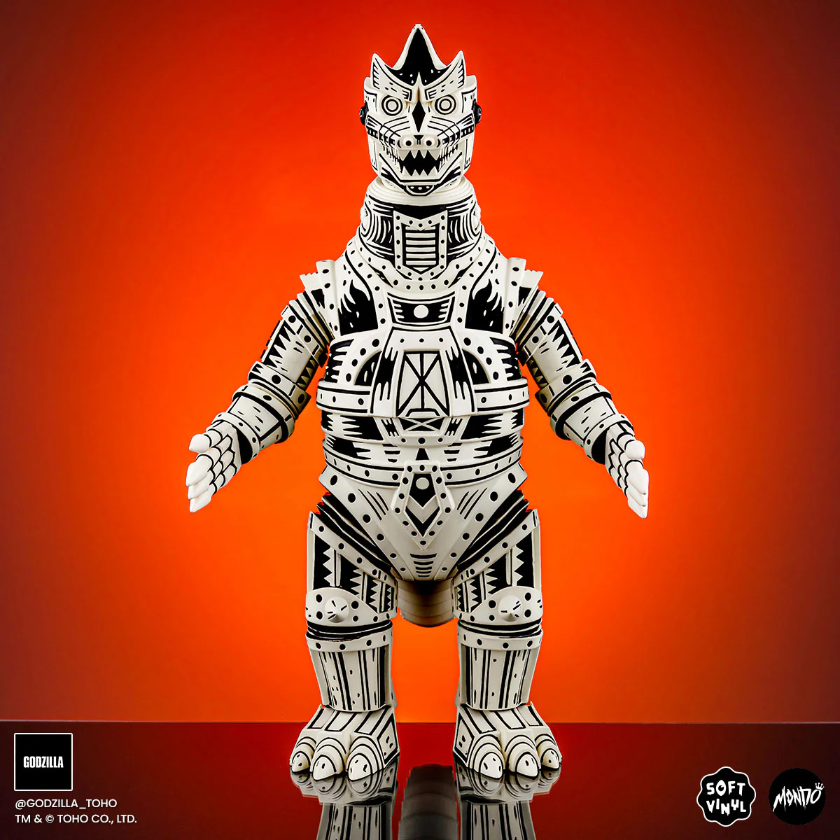 Mechagodzilla (Linocut) - Vinyl Designer Figure by Attack Peter - Linocut Variant Timed Edition - Image 8