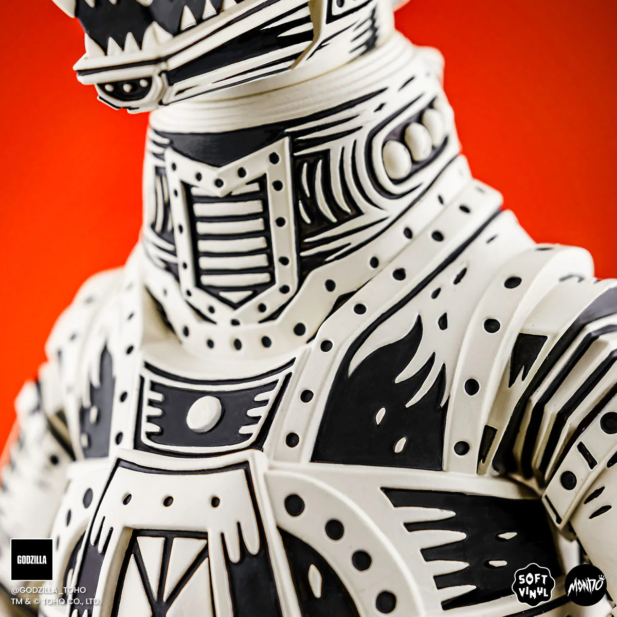 Mechagodzilla (Linocut) - Vinyl Designer Figure by Attack Peter - Linocut Variant Timed Edition - Image 9