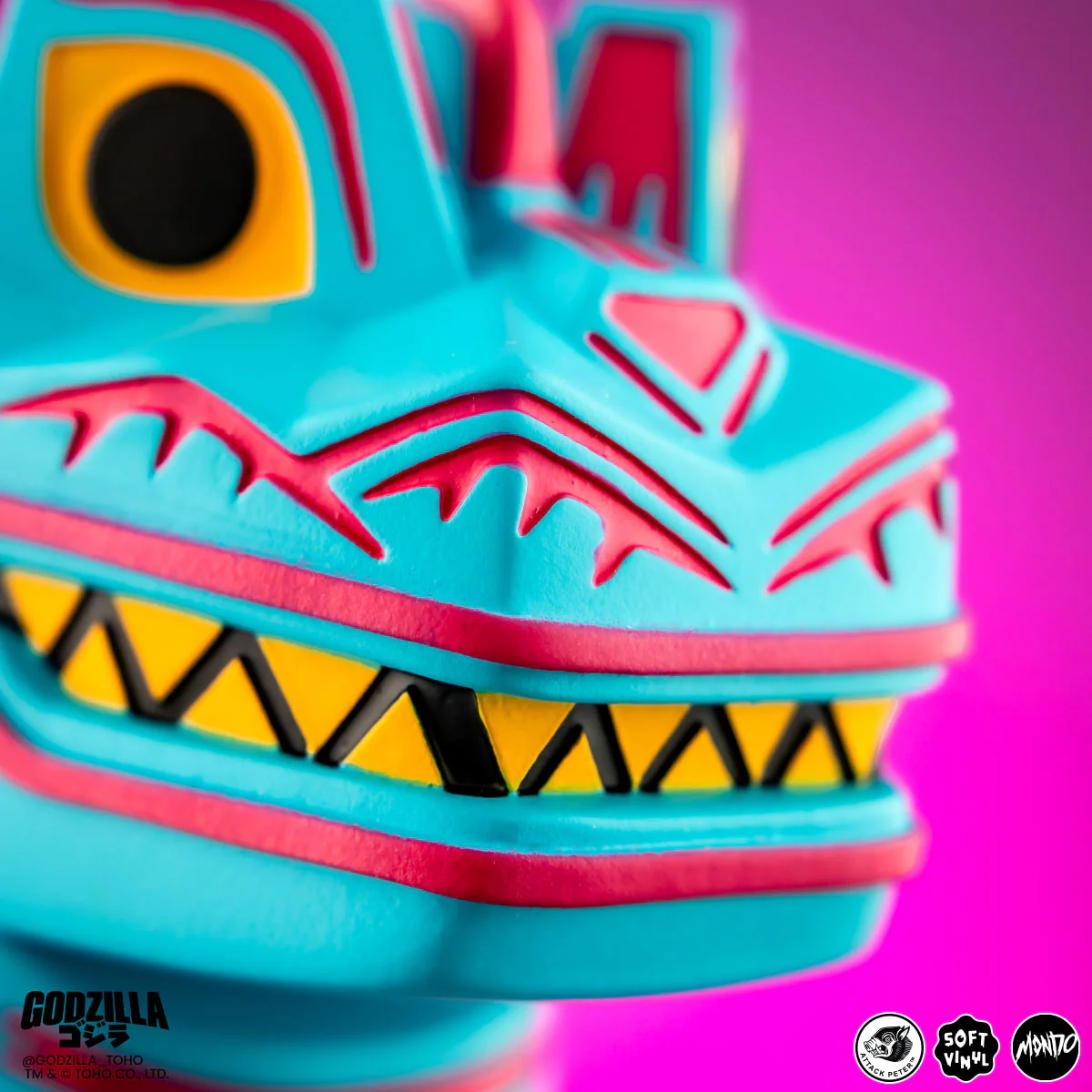 Godzilla - Vinyl Designer Figure by Attack Peter - Vice City Rage Variant - Image 12