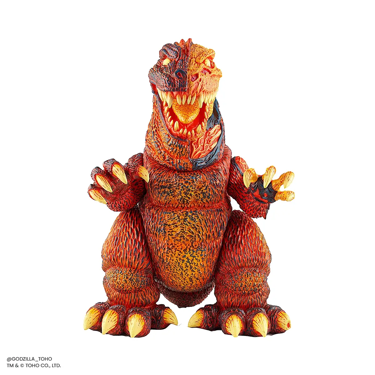 Godzilla - Vinyl Designer Figure by James Groman - Burning Variant - Image 3