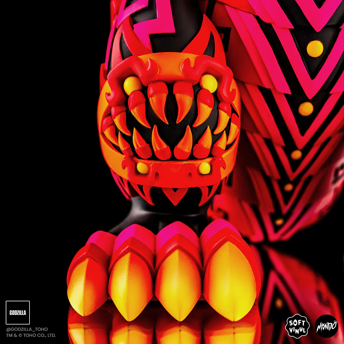 Godzilla - Vinyl Designer Figure by Urban Aztec - Burning Variant Timed Edition - Image 19