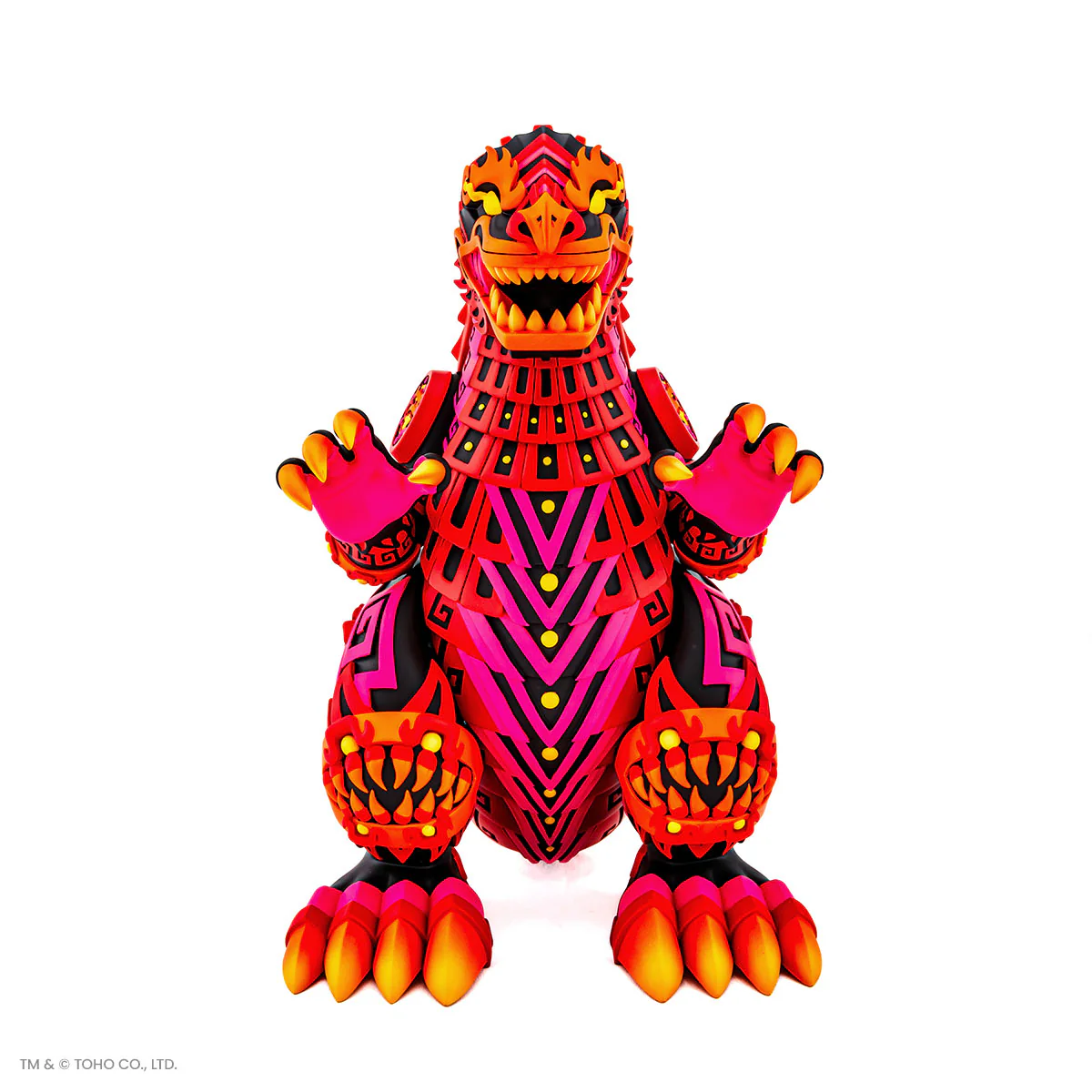 Godzilla - Vinyl Designer Figure by Urban Aztec - Burning Variant Timed Edition - Image 20