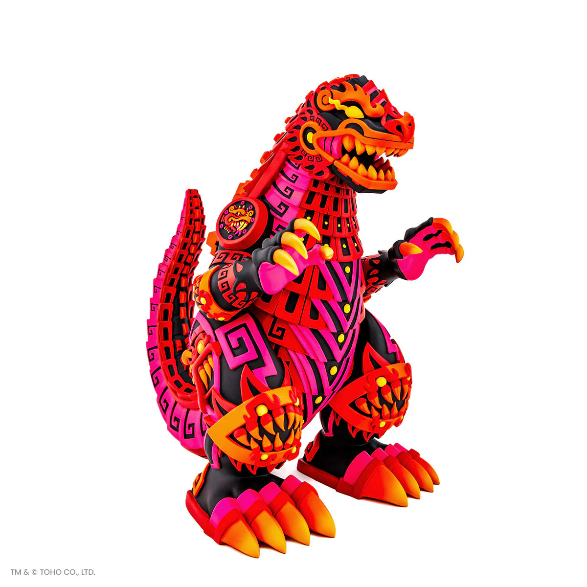 Godzilla - Vinyl Designer Figure by Urban Aztec - Burning Variant Timed Edition - Image 21