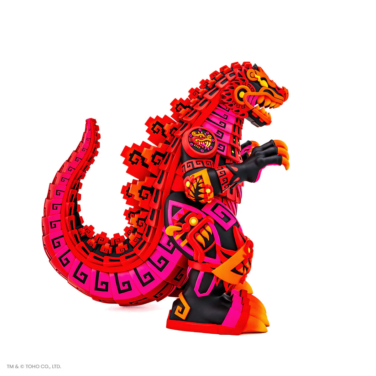 Godzilla - Vinyl Designer Figure by Urban Aztec - Burning Variant Timed Edition - Image 22