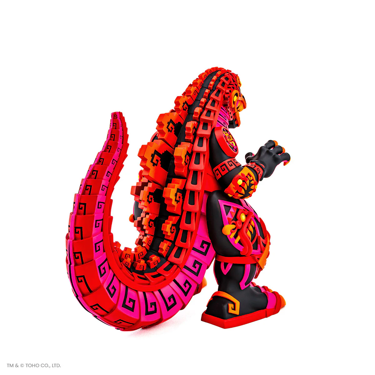Godzilla - Vinyl Designer Figure by Urban Aztec - Burning Variant Timed Edition - Image 23