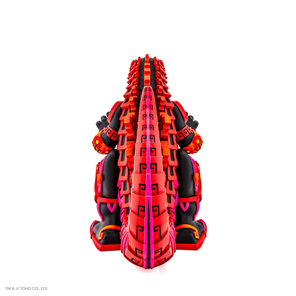 Godzilla - Vinyl Designer Figure by Urban Aztec - Burning Variant Timed Edition - Image 24