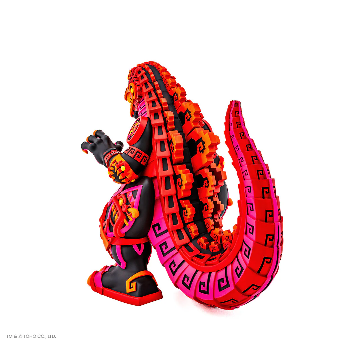 Godzilla - Vinyl Designer Figure by Urban Aztec - Burning Variant Timed Edition - Image 25