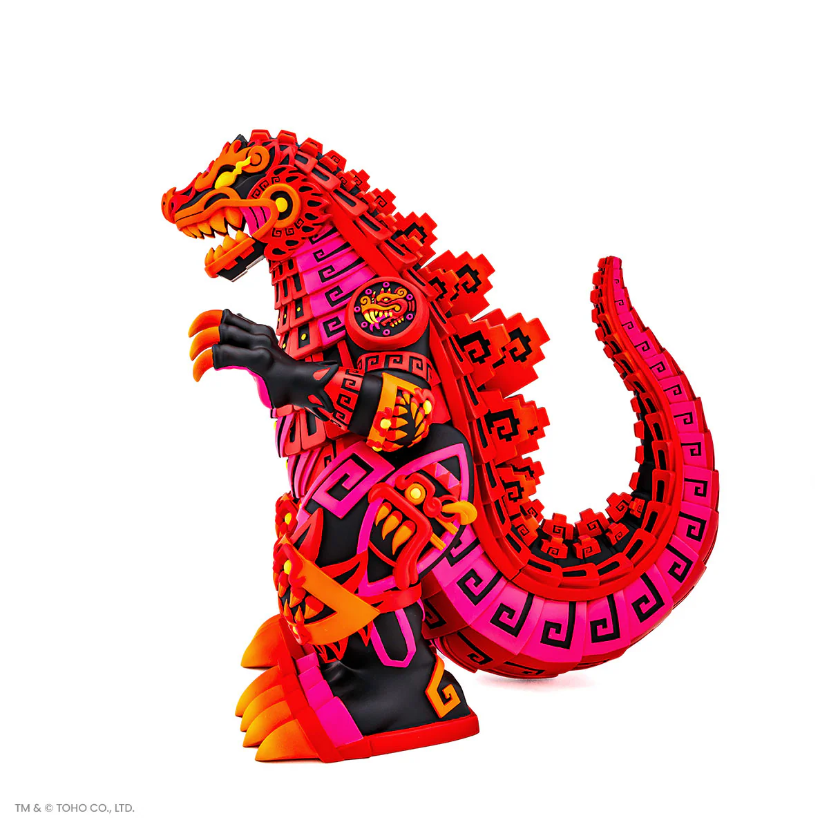 Godzilla - Vinyl Designer Figure by Urban Aztec - Burning Variant Timed Edition - Image 26