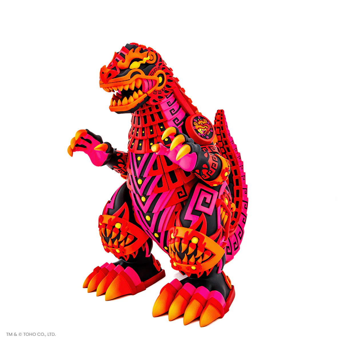 Godzilla - Vinyl Designer Figure by Urban Aztec - Burning Variant Timed Edition - Image 27