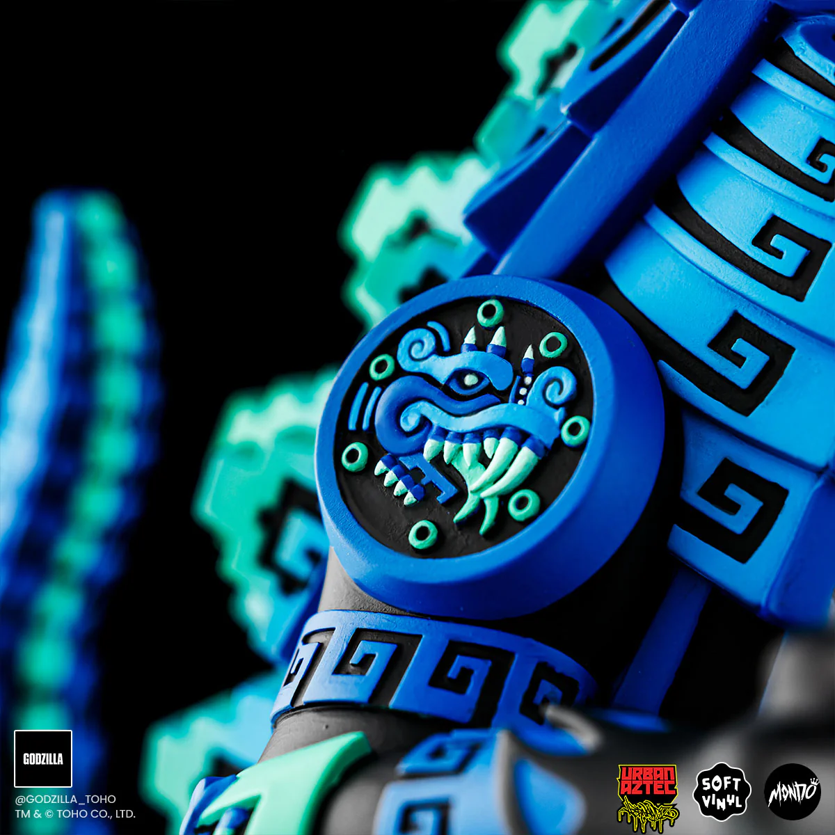 Godzilla - Vinyl Designer Figure by Urban Aztec - Heat Ray Variant Timed Edition - Image 15