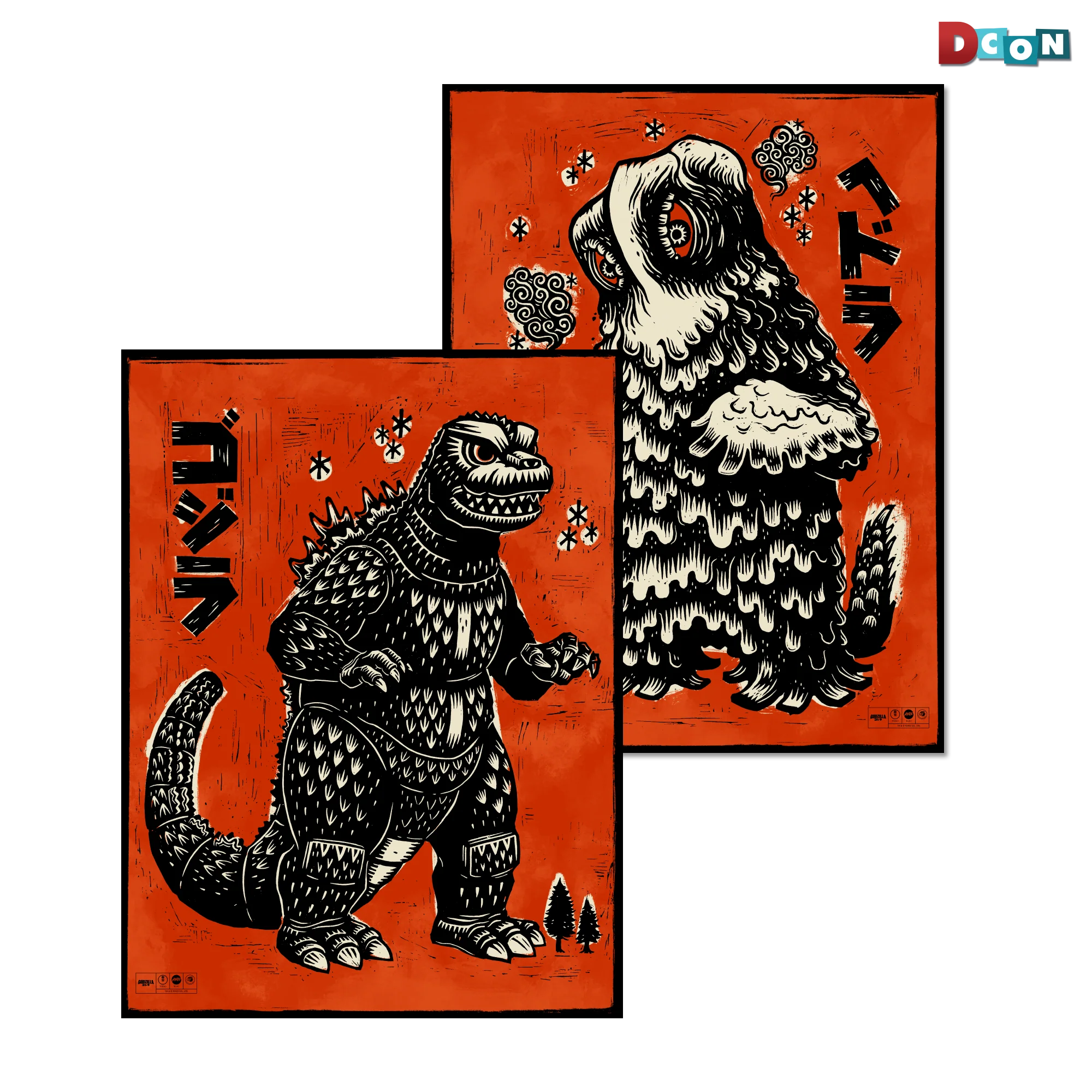 Godzilla vs. Hedorah Print Set - Image 6