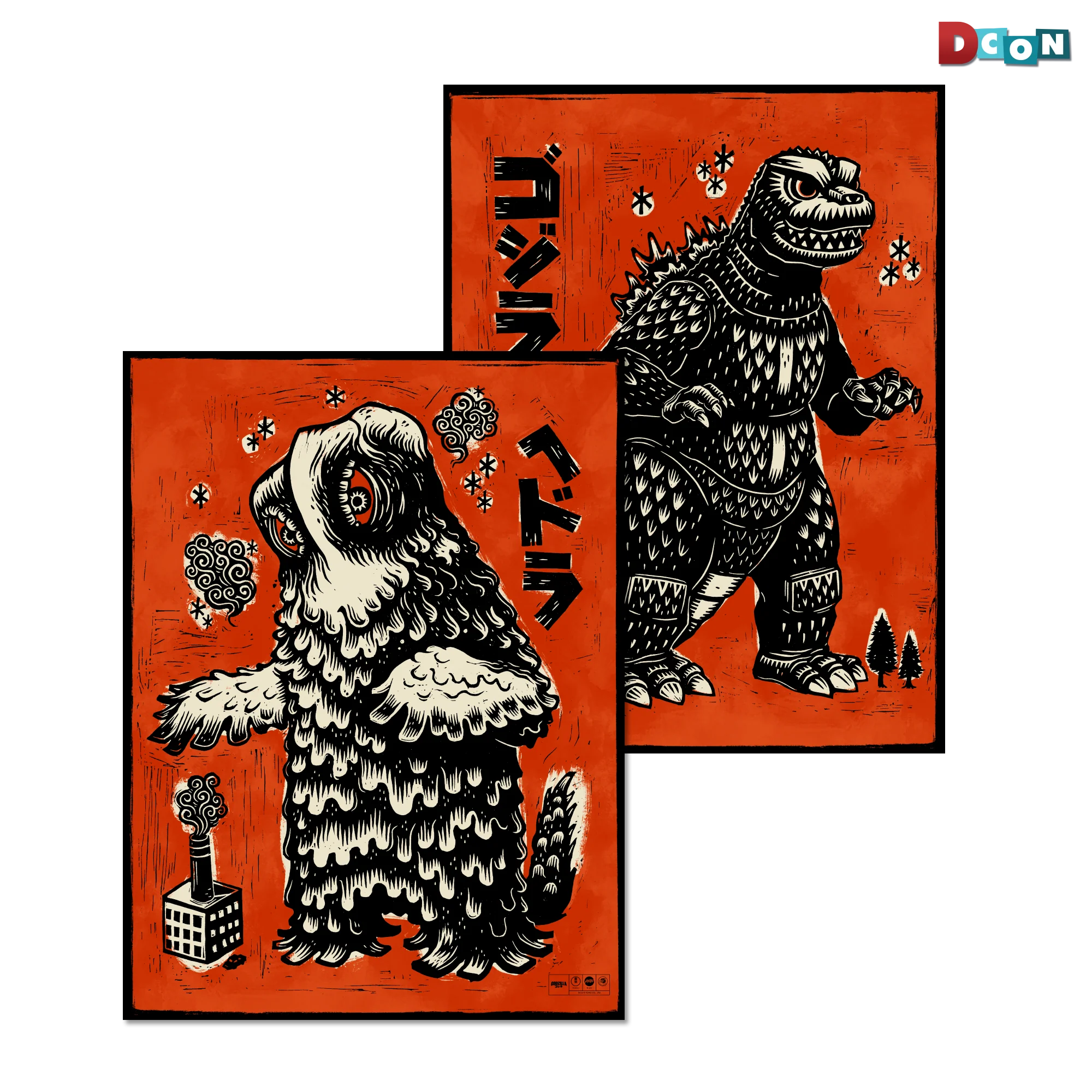 Godzilla vs. Hedorah Print Set - Image 7