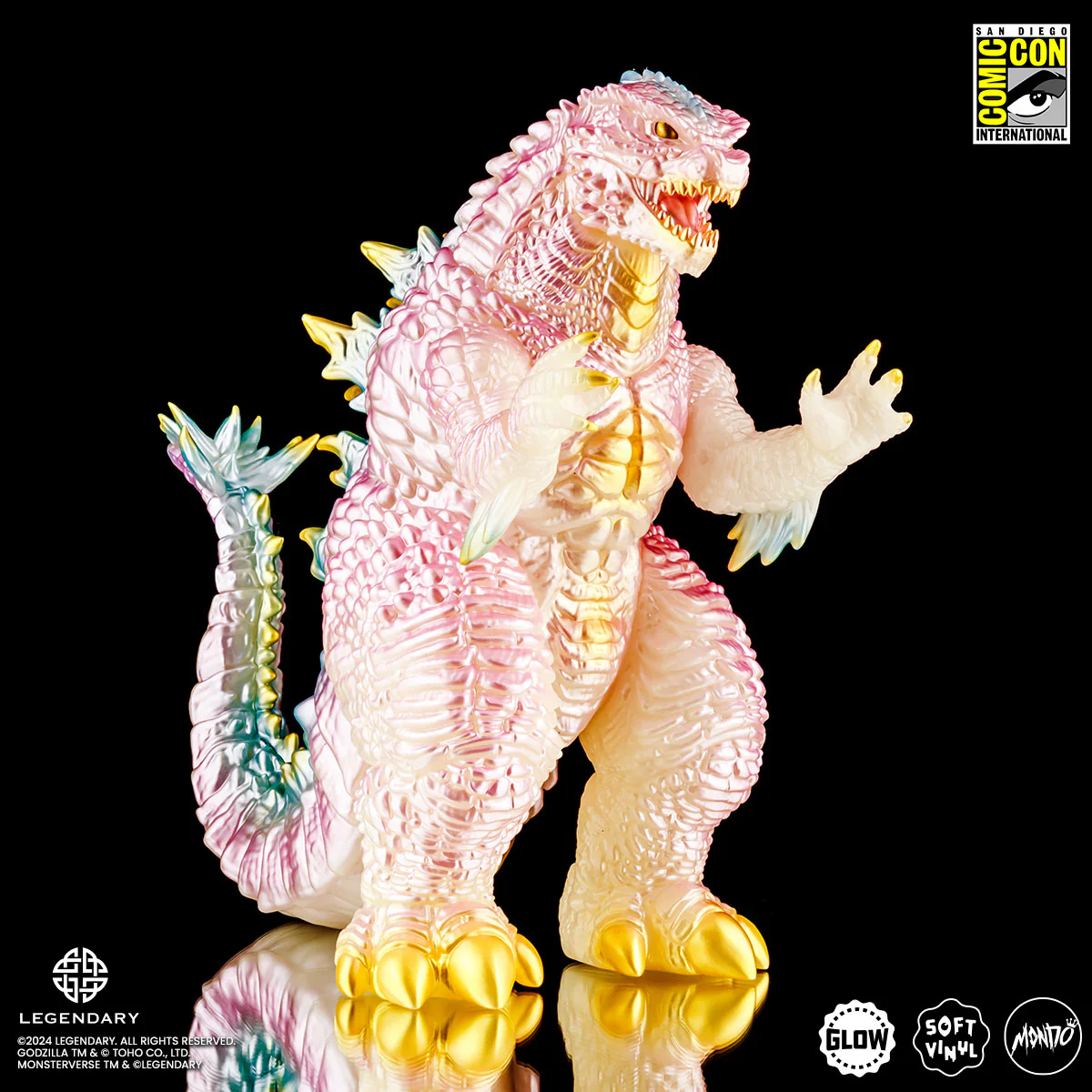 Godzilla x Kong: The New Empire - Godzilla Soft Vinyl - Cherry Blossom Glow in the Dark Variant - Image 4
