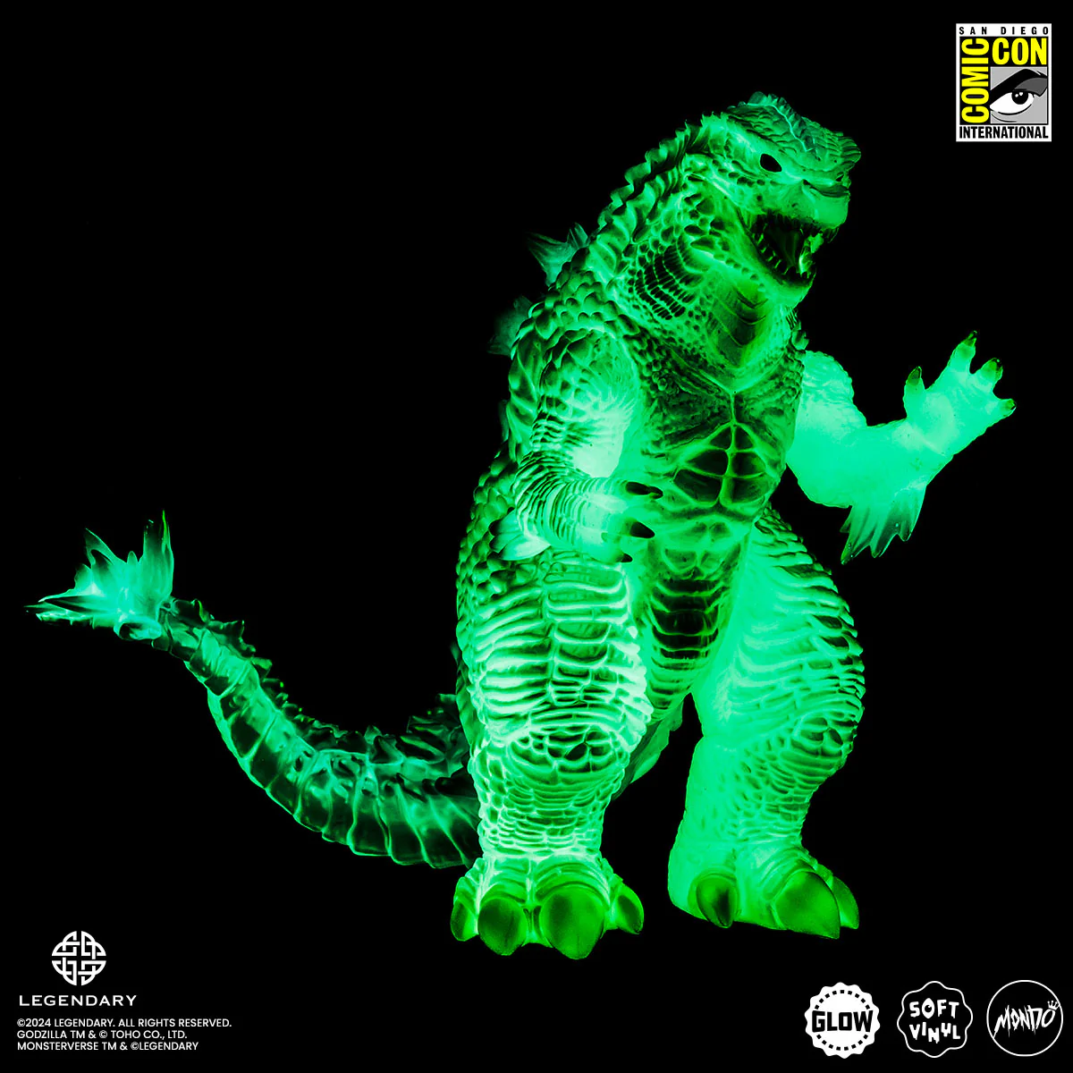 Godzilla x Kong: The New Empire - Godzilla Soft Vinyl - Cherry Blossom Glow in the Dark Variant - Image 5