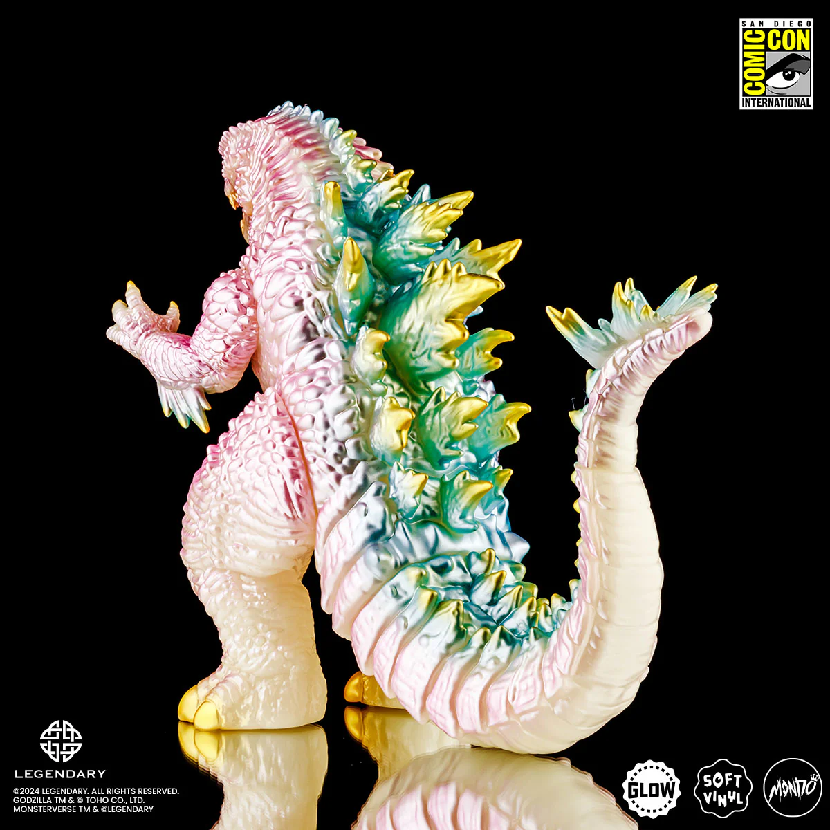 Godzilla x Kong: The New Empire - Godzilla Soft Vinyl - Cherry Blossom Glow in the Dark Variant - Image 6