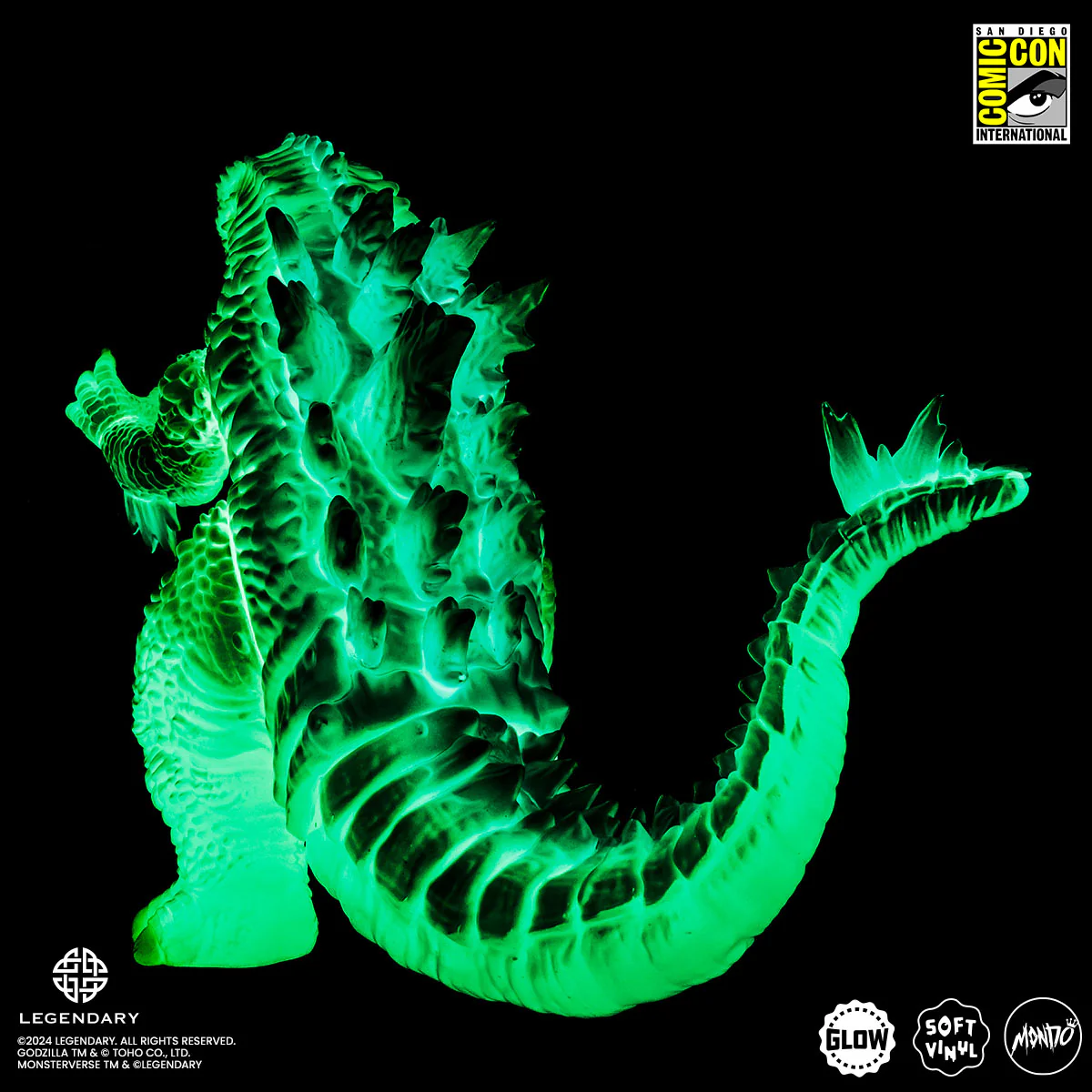 Godzilla x Kong: The New Empire - Godzilla Soft Vinyl - Cherry Blossom Glow in the Dark Variant - Image 7