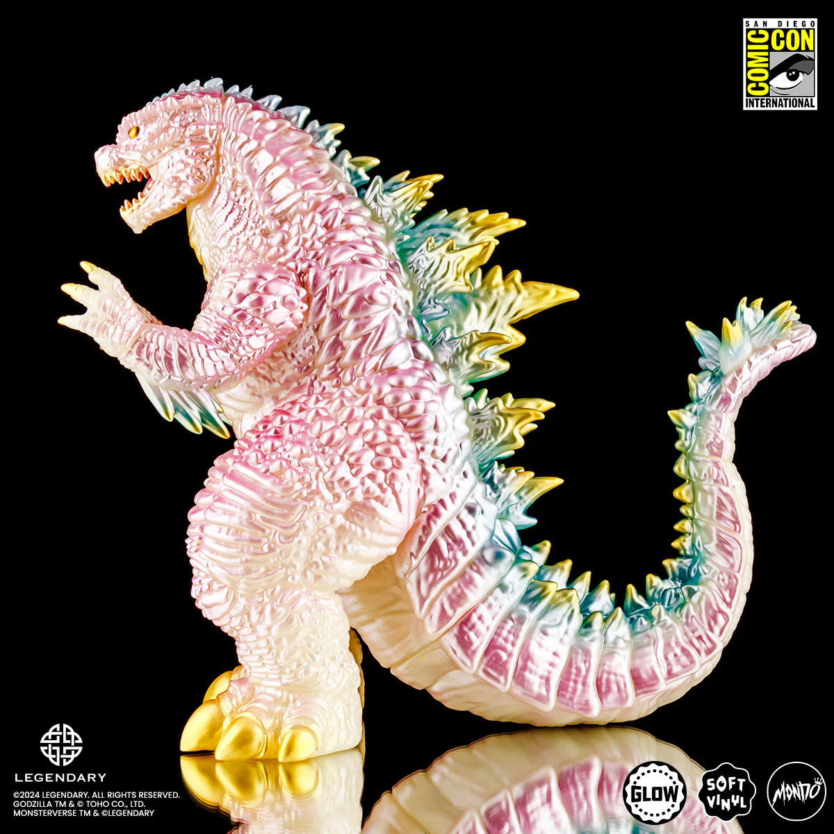 Godzilla x Kong: The New Empire - Godzilla Soft Vinyl - Cherry Blossom Glow in the Dark Variant - Image 8