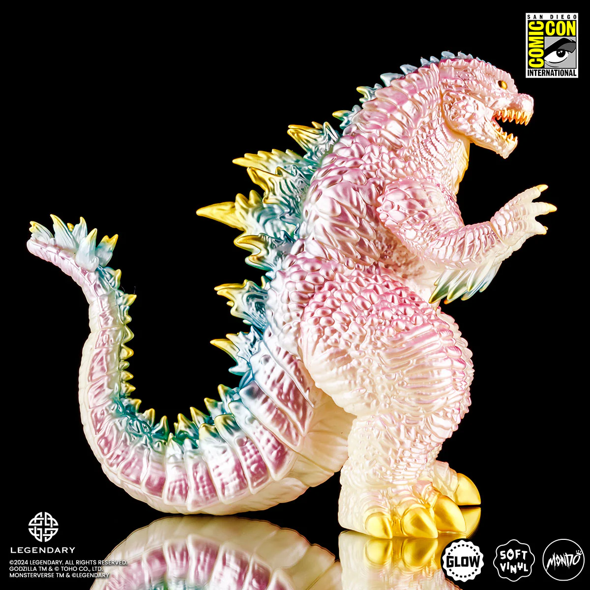 Godzilla x Kong: The New Empire - Godzilla Soft Vinyl - Cherry Blossom Glow in the Dark Variant - Image 9