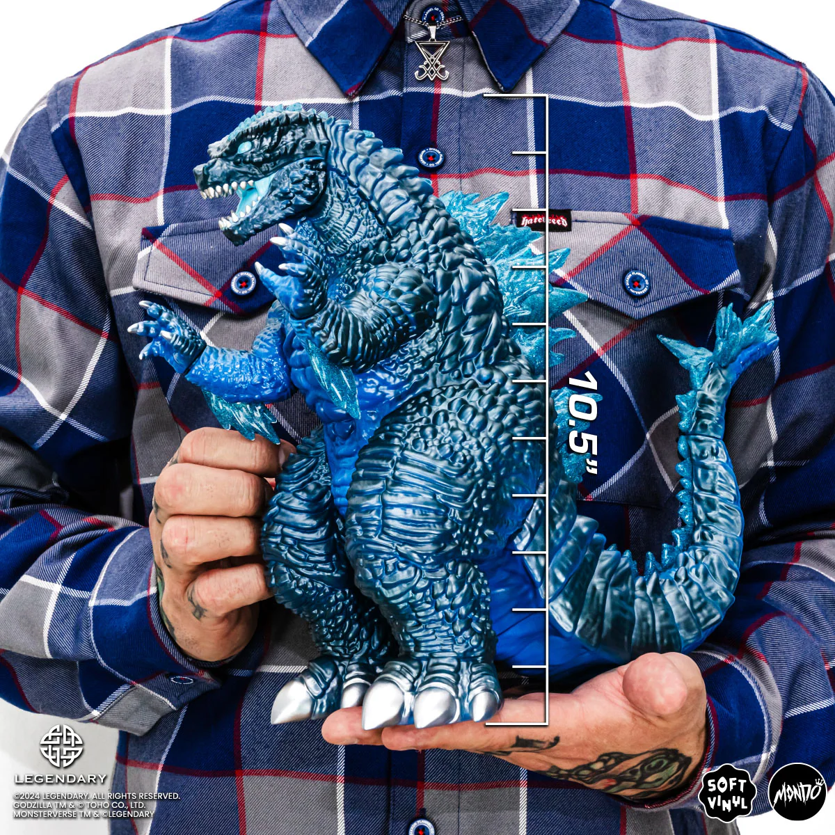 Godzilla x Kong: The New Empire - Godzilla Soft Vinyl - Energized Variant - Image 3