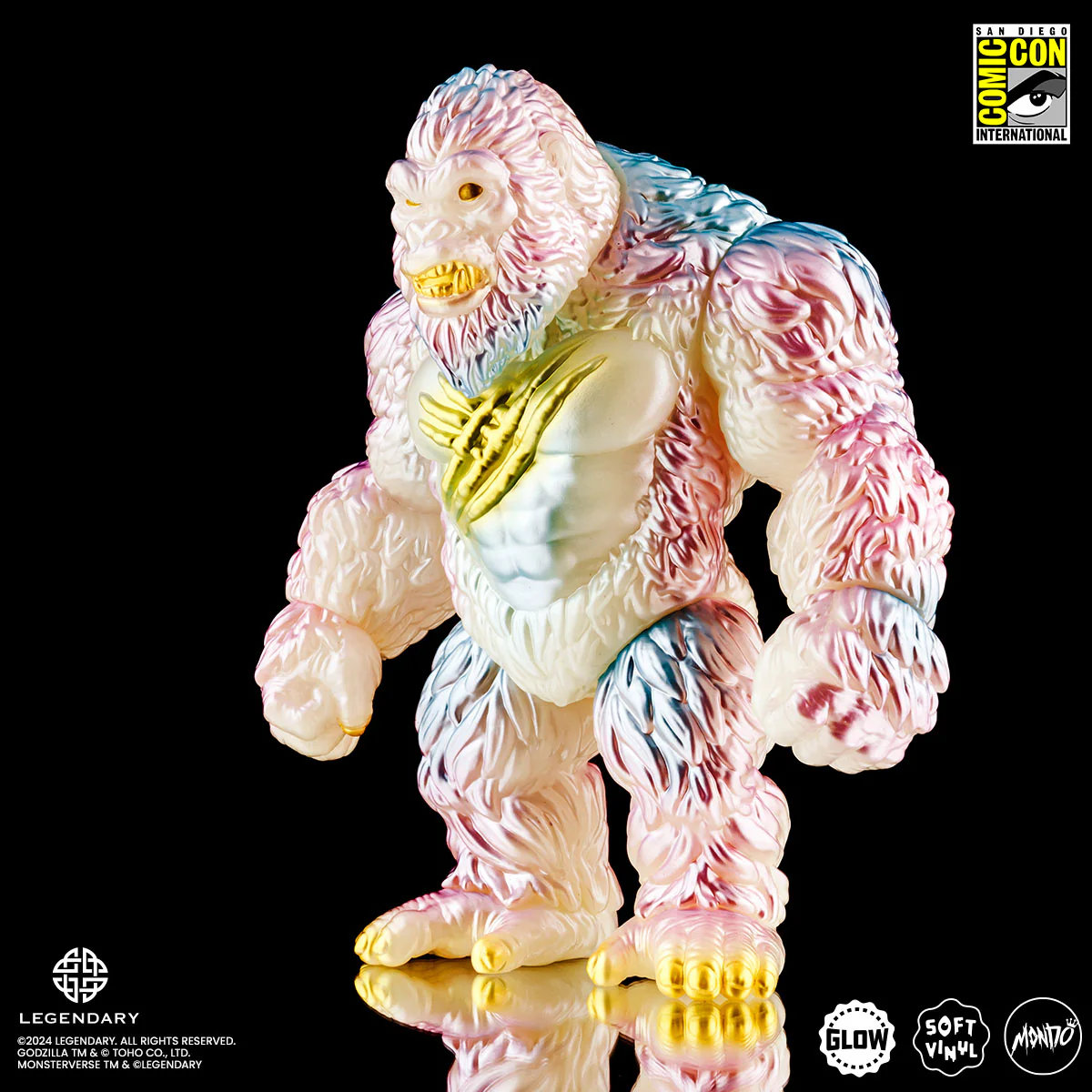 Godzilla x Kong: The New Empire - Kong Soft Vinyl Figure - Cherry Blossom Glow in the Dark Variant - Image 12