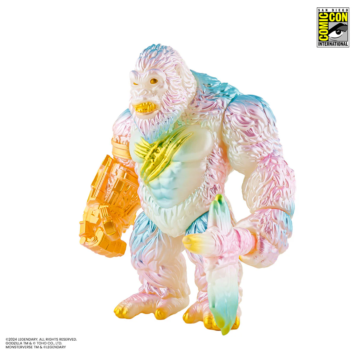 Godzilla x Kong: The New Empire - Kong Soft Vinyl Figure - Cherry Blossom Glow in the Dark Variant - Image 16