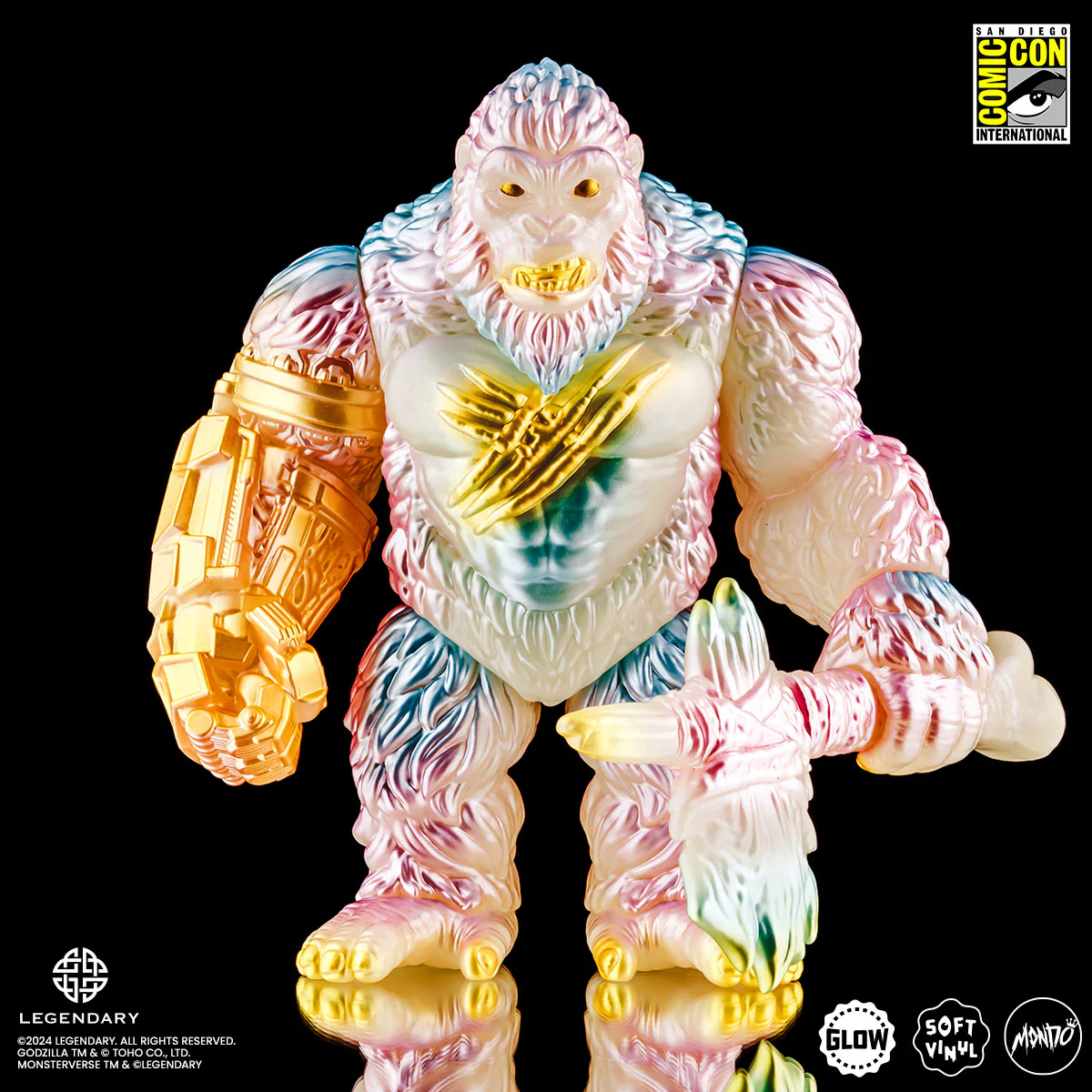 Godzilla x Kong: The New Empire - Kong Soft Vinyl Figure - Cherry Blossom Glow in the Dark Variant - Image 6