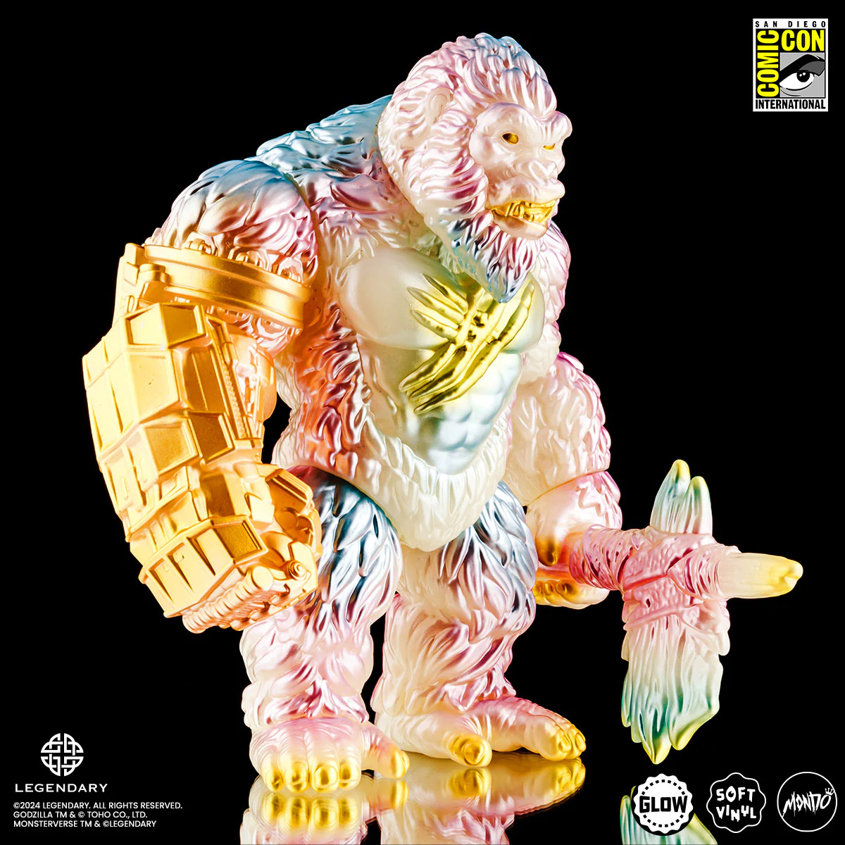 Godzilla x Kong: The New Empire - Kong Soft Vinyl Figure - Cherry Blossom Glow in the Dark Variant - Image 9