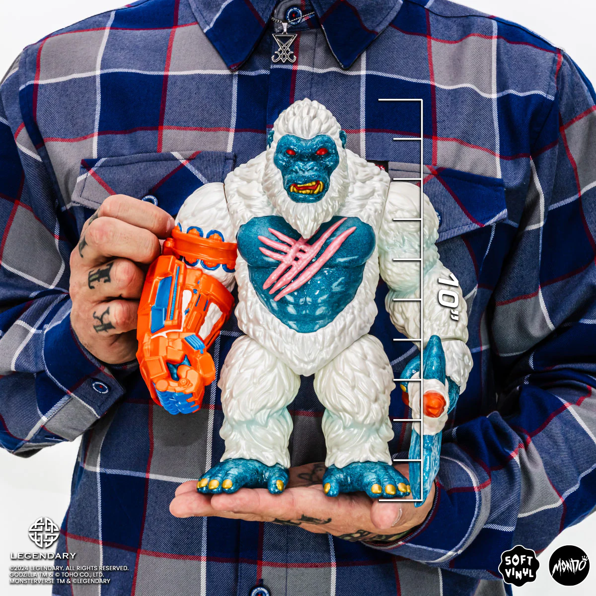 Godzilla x Kong: The New Empire - Kong Soft Vinyl - Primal Frost Variant - Image 5