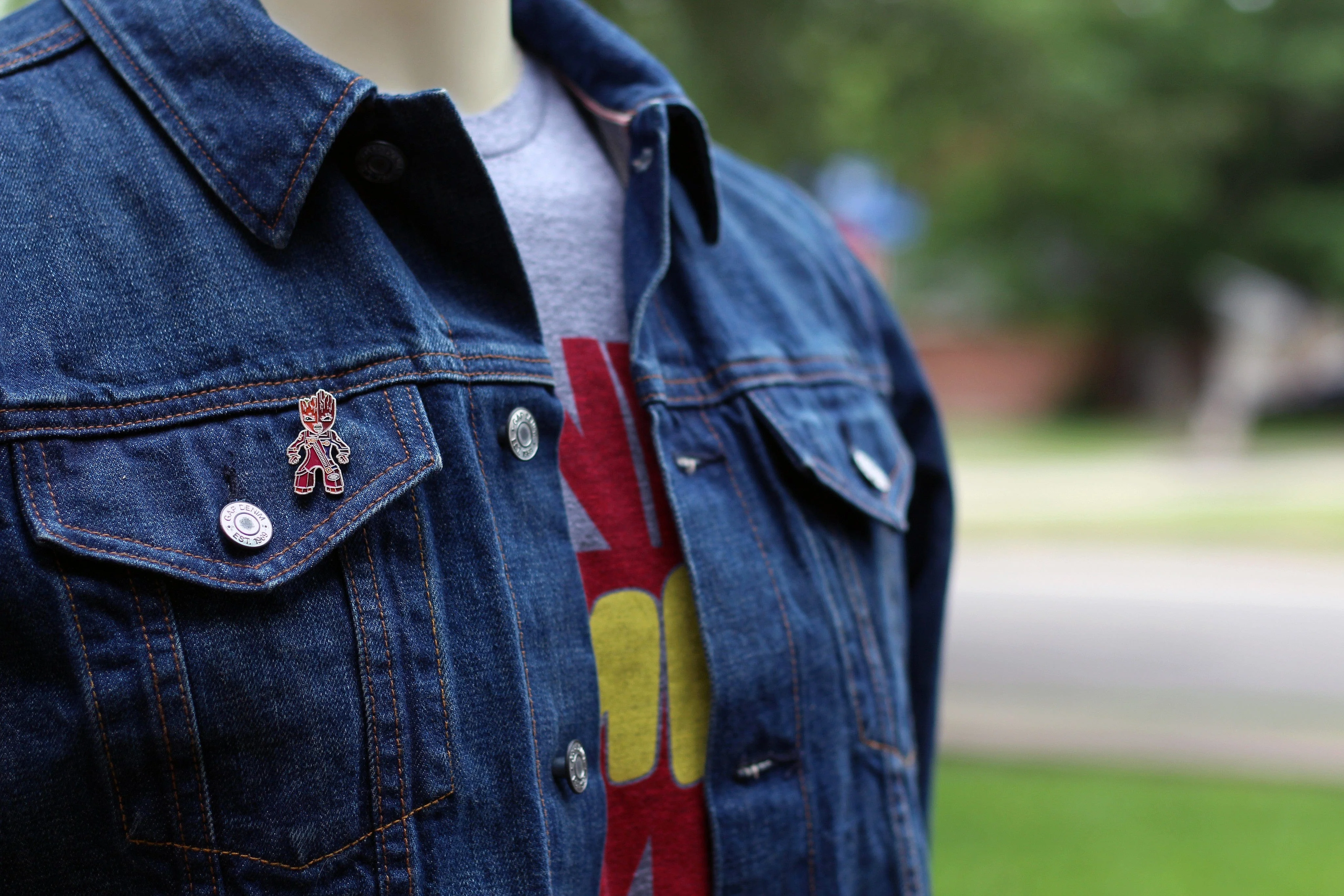 Ravager Suit Baby Groot Enamel Pin - Image 3