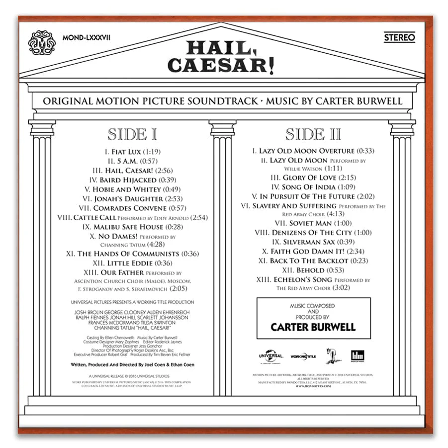 Hail, Caesar! – Original Motion Picture Soundtrack LP - Image 3