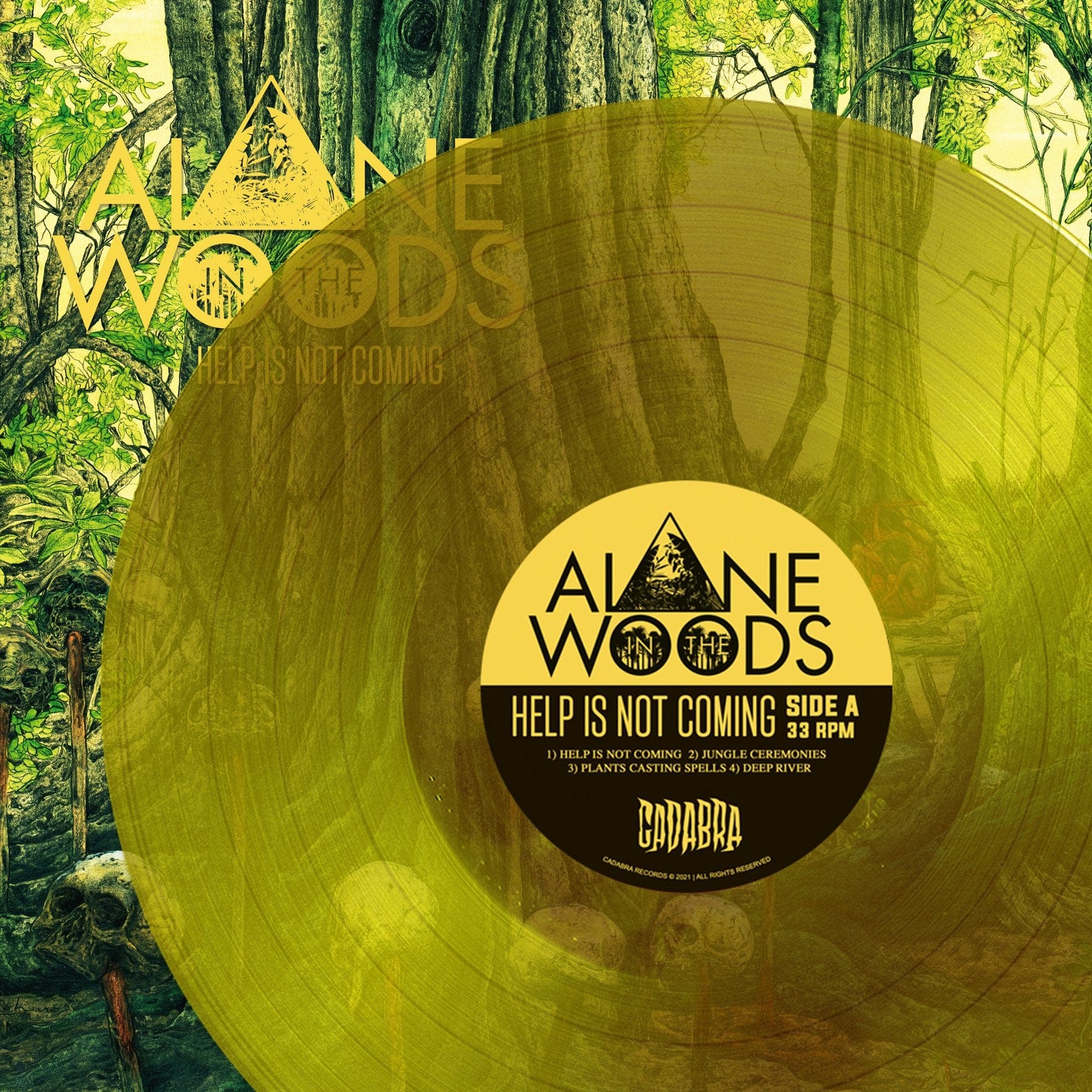 Help is Not Coming by Alone in the Woods LP - Image 2