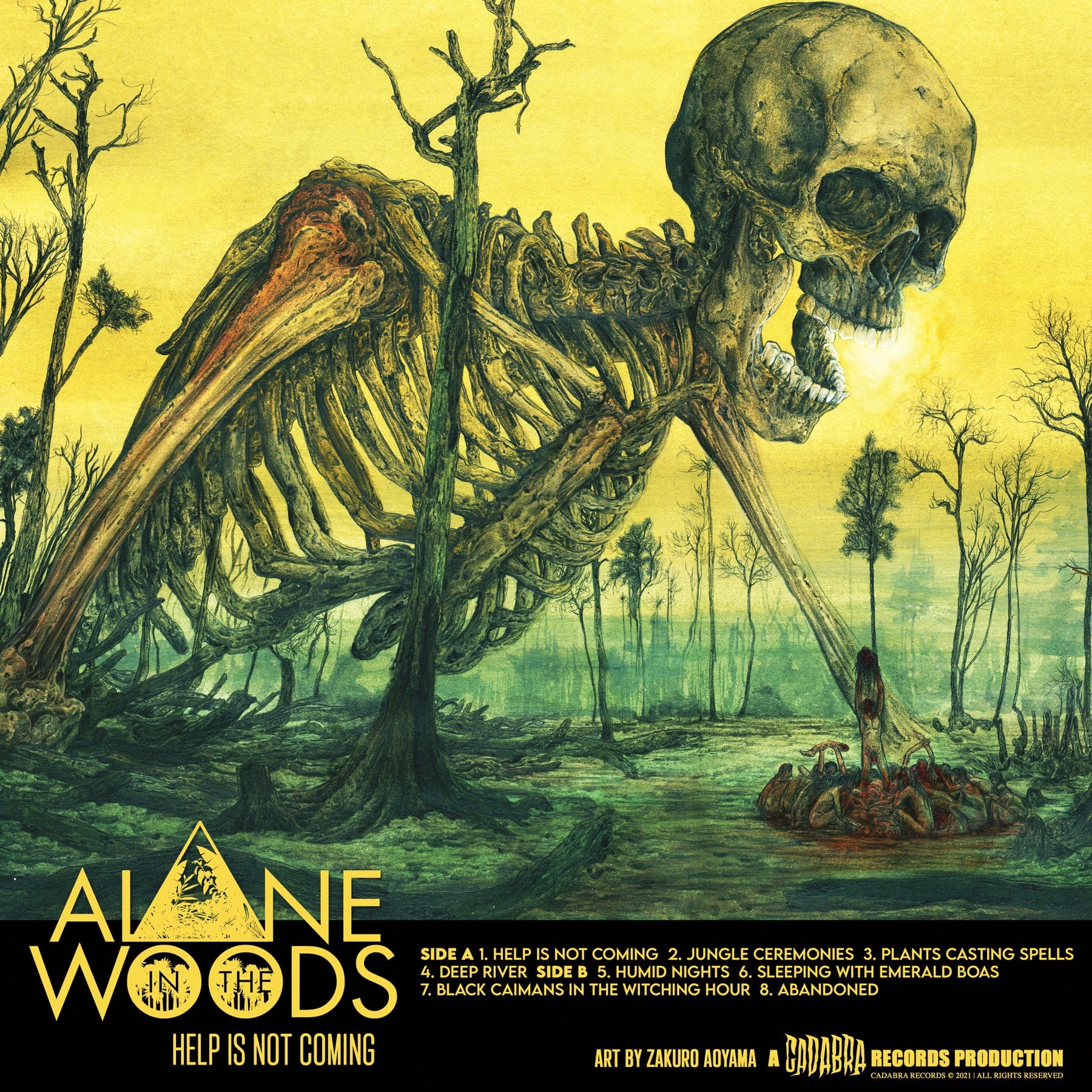 Help is Not Coming by Alone in the Woods LP - Image 3
