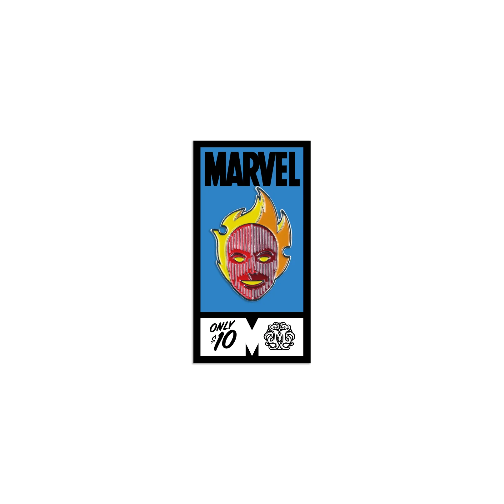 Human Torch Enamel Pin