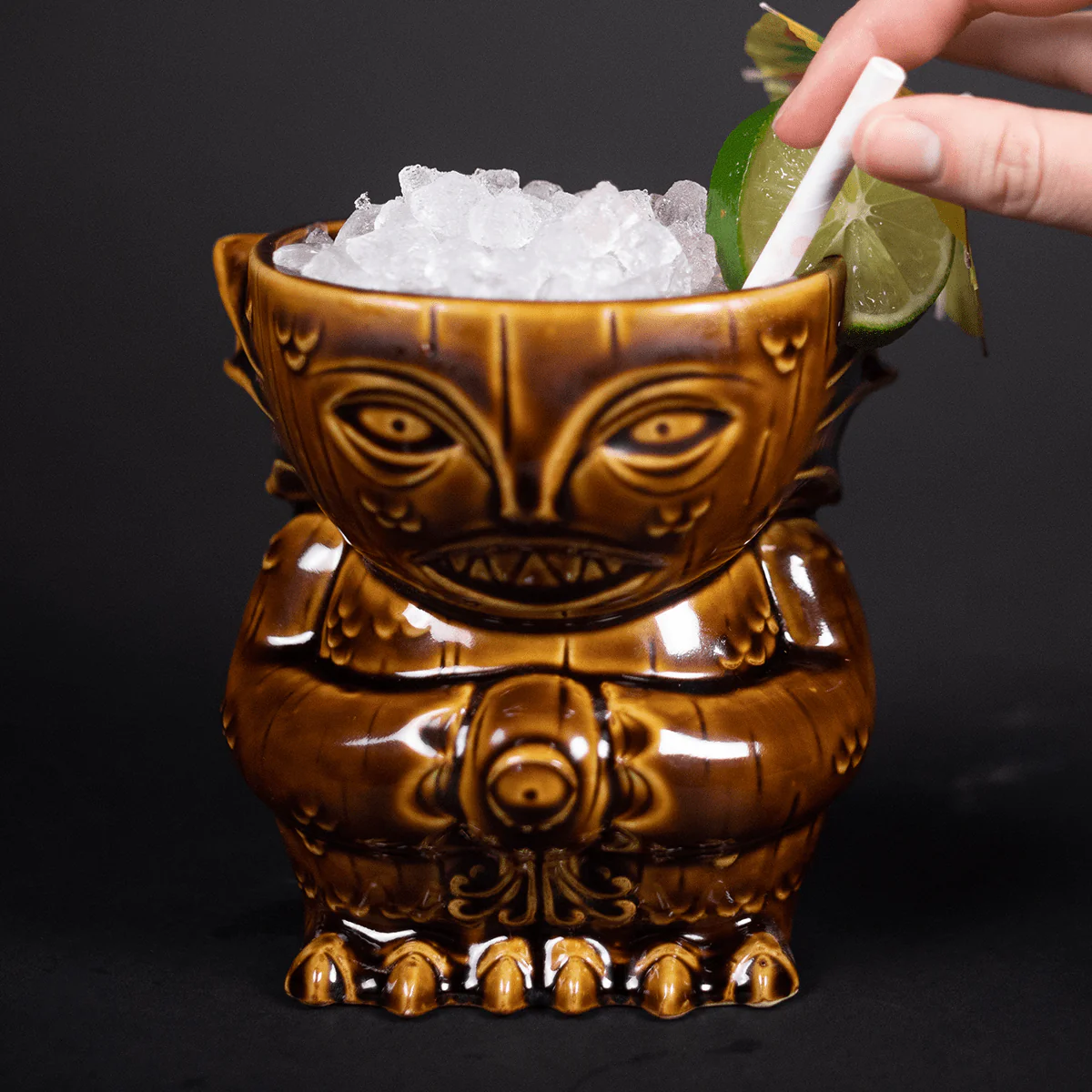 Innsmouth Creep Designer Series Tiki Mug - Primordial (Brown) - Image 3