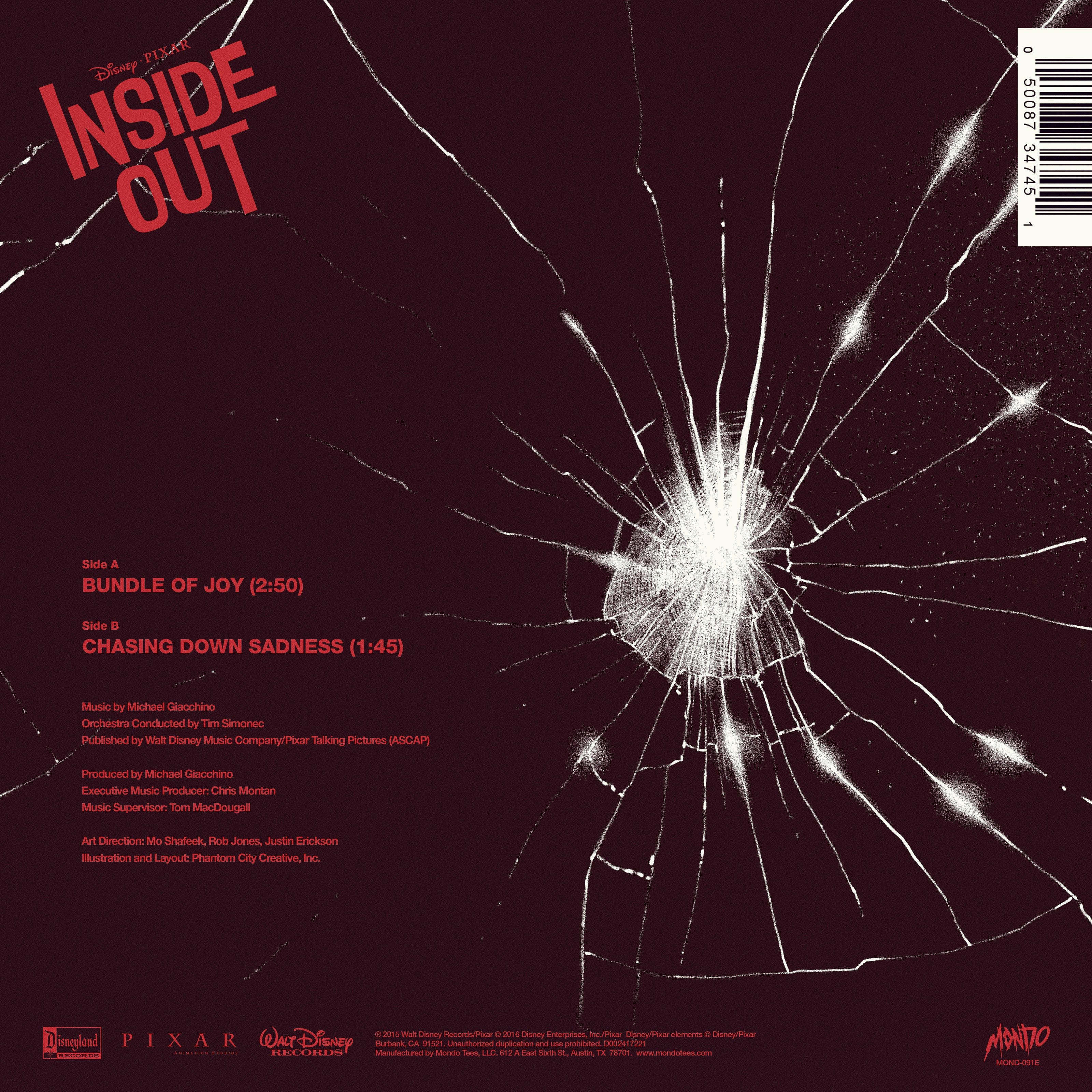Inside Out 7-Inch Single (ANGER) - Image 2