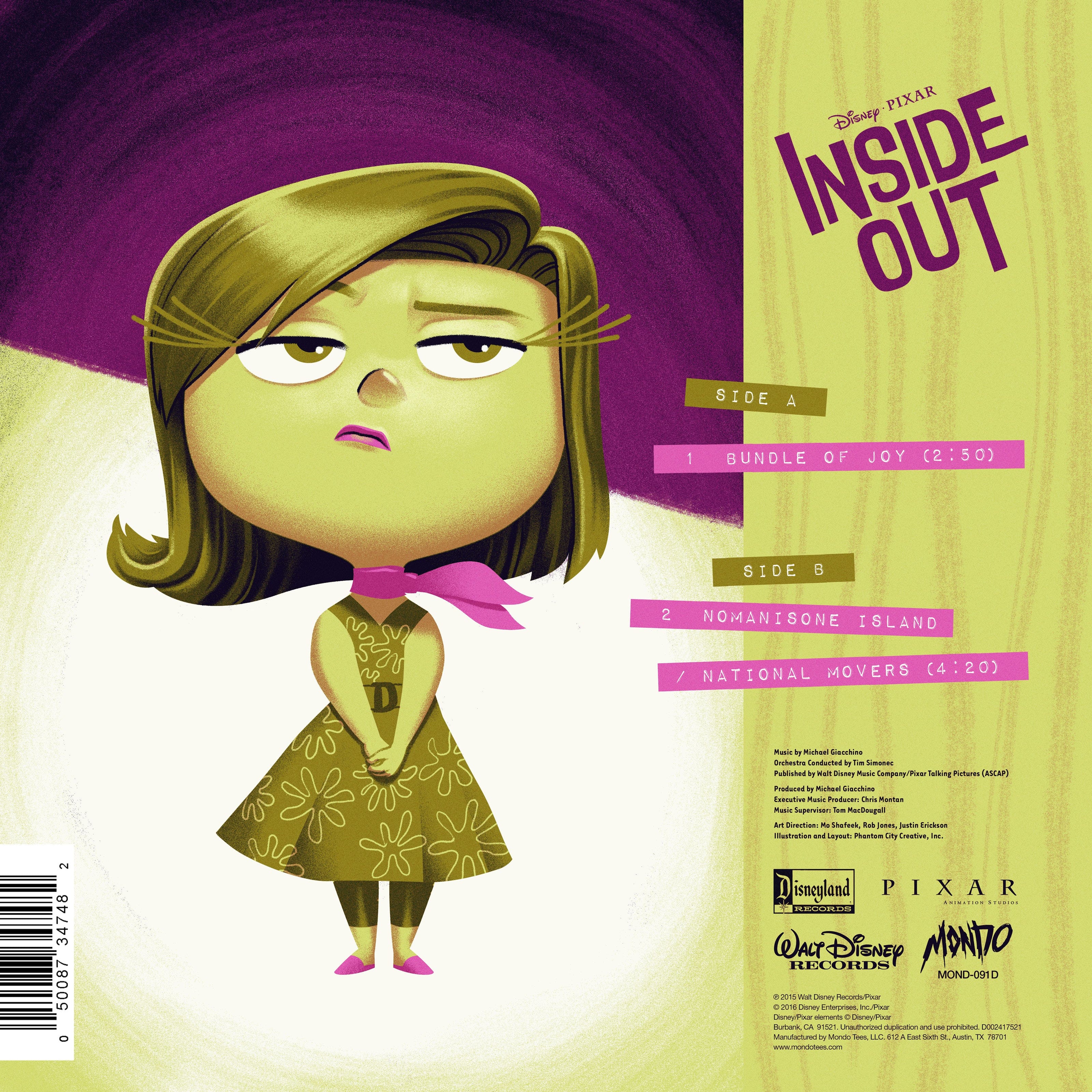 Inside Out 7-Inch Single (DISGUST) - Image 2