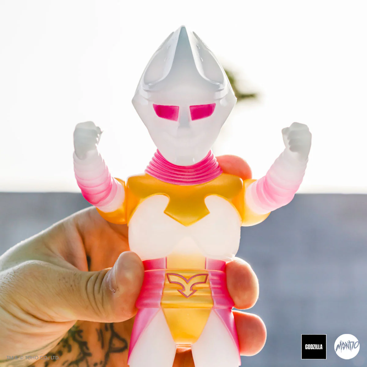 Jet Jaguar Soft Vinyl - Cherry Blossom GID Variant SDCC Exclusive - Image 3