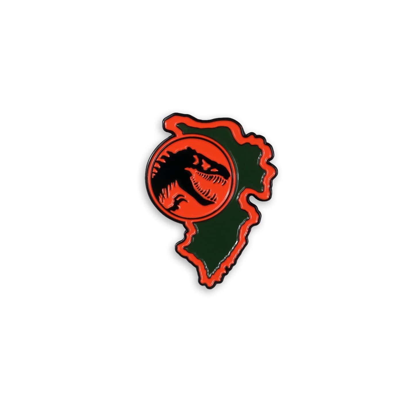 Jurassic Park – Tyrannosaurus Rex Paddock Sign Enamel Pin - Image 2