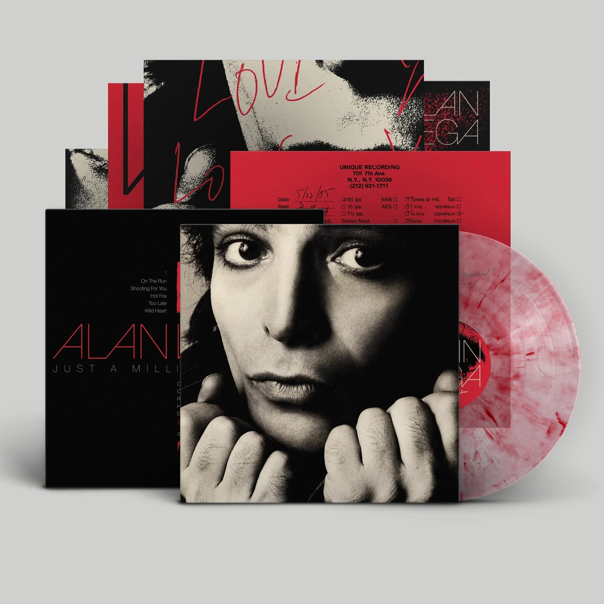 Just A Million Dreams by Alan Vega LP - Image 2