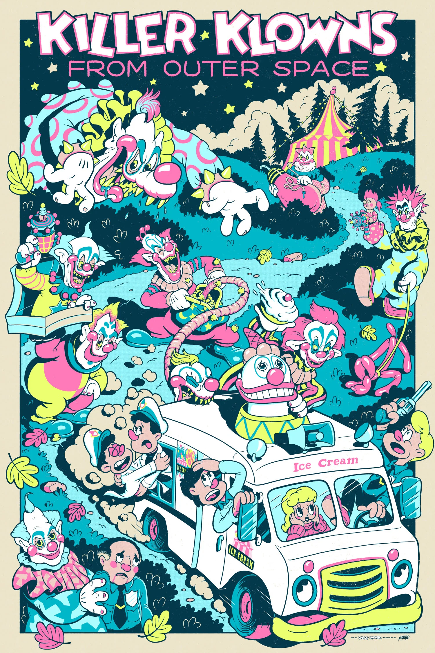 Killer Klowns from Outer Space Poster