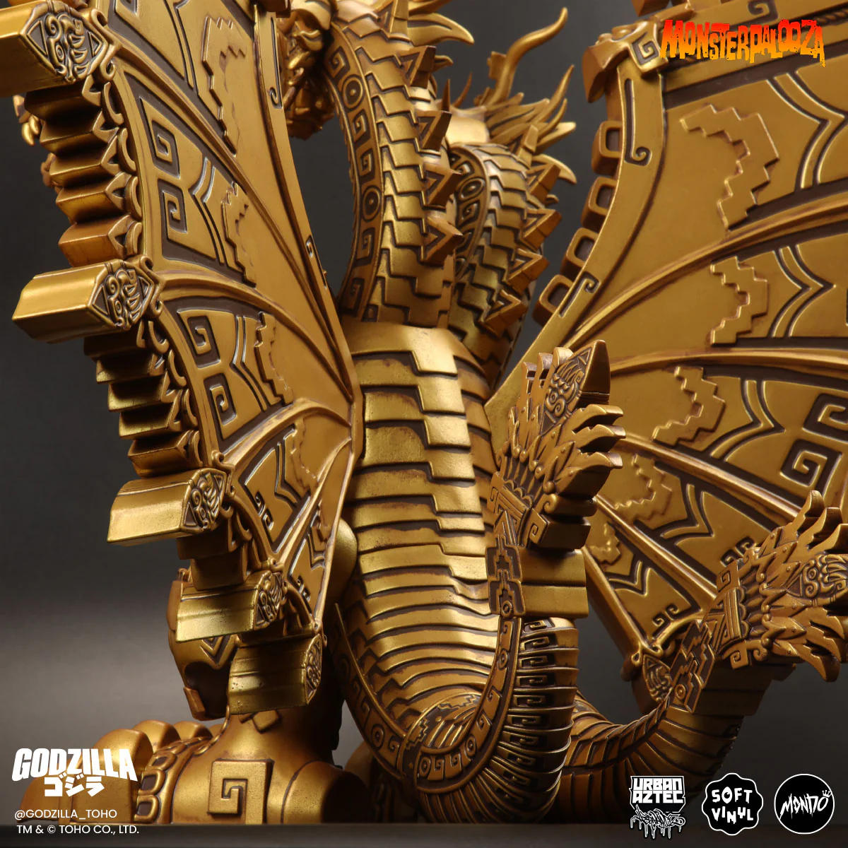 King Ghidorah - Vinyl Designer Figure by Urban Aztec - Relic Variant - Image 10