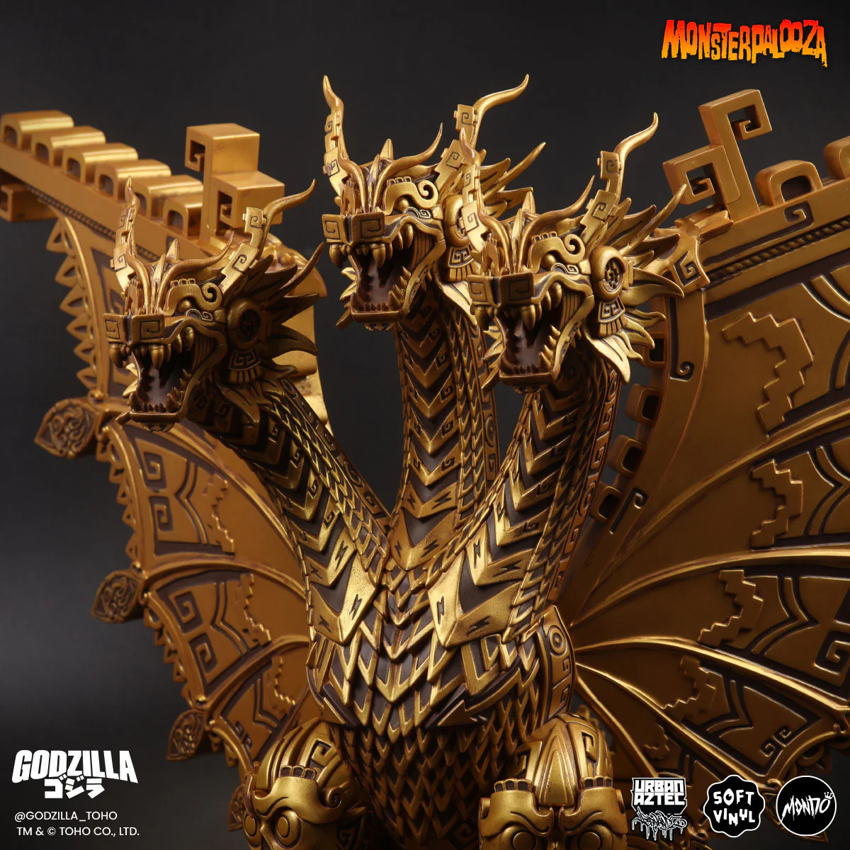 King Ghidorah - Vinyl Designer Figure by Urban Aztec - Relic Variant - Image 13