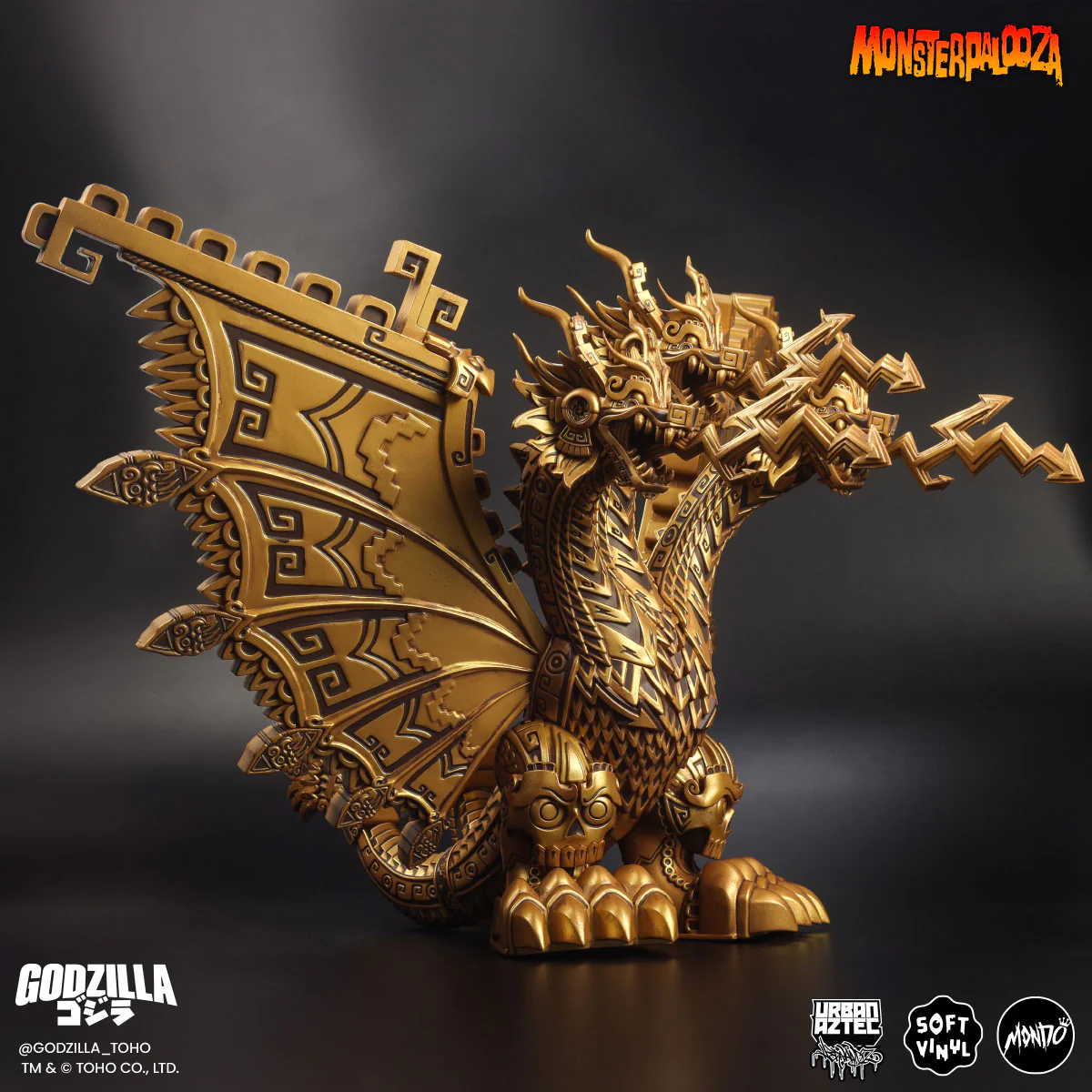 King Ghidorah - Vinyl Designer Figure by Urban Aztec - Relic Variant - Image 14