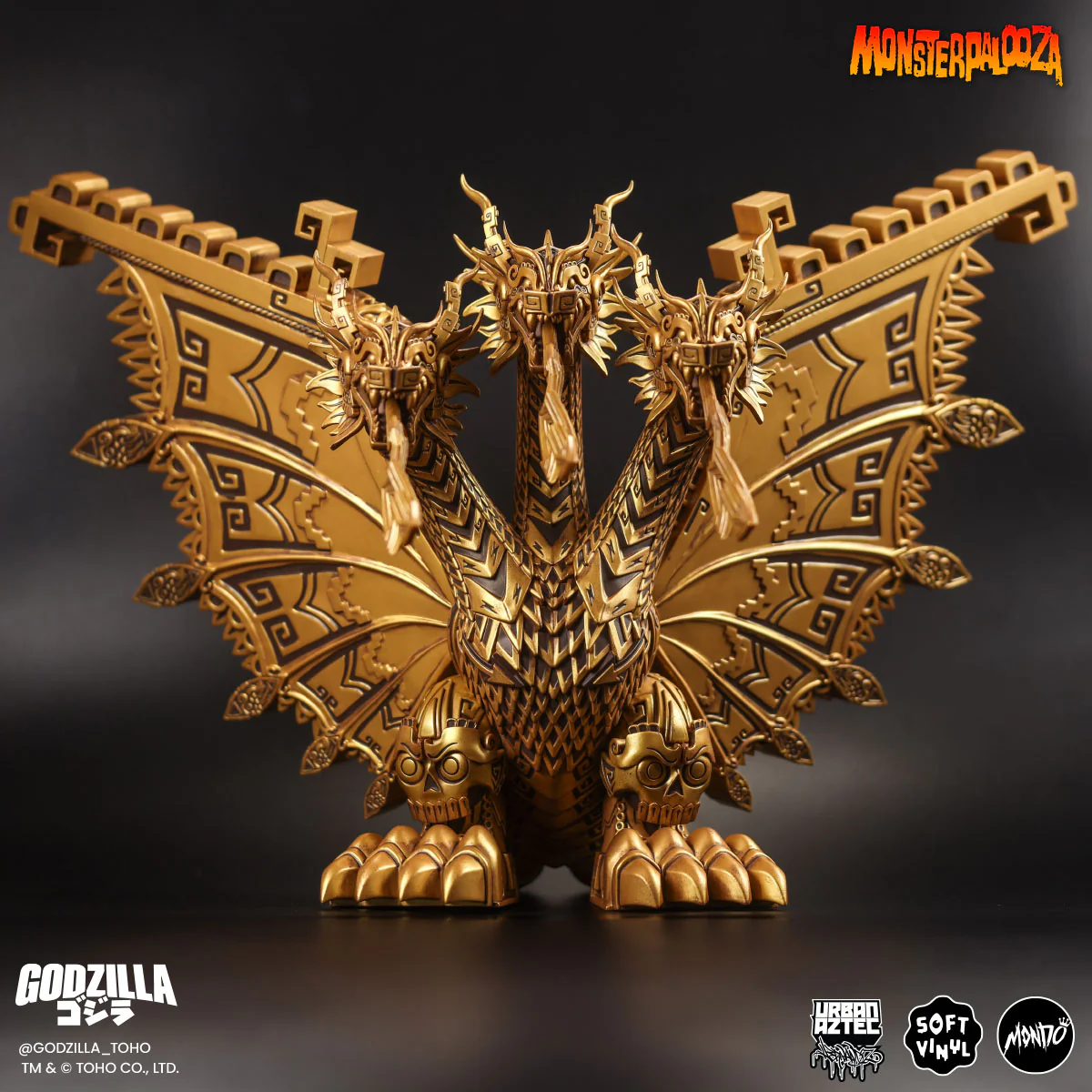 King Ghidorah - Vinyl Designer Figure by Urban Aztec - Relic Variant - Image 17